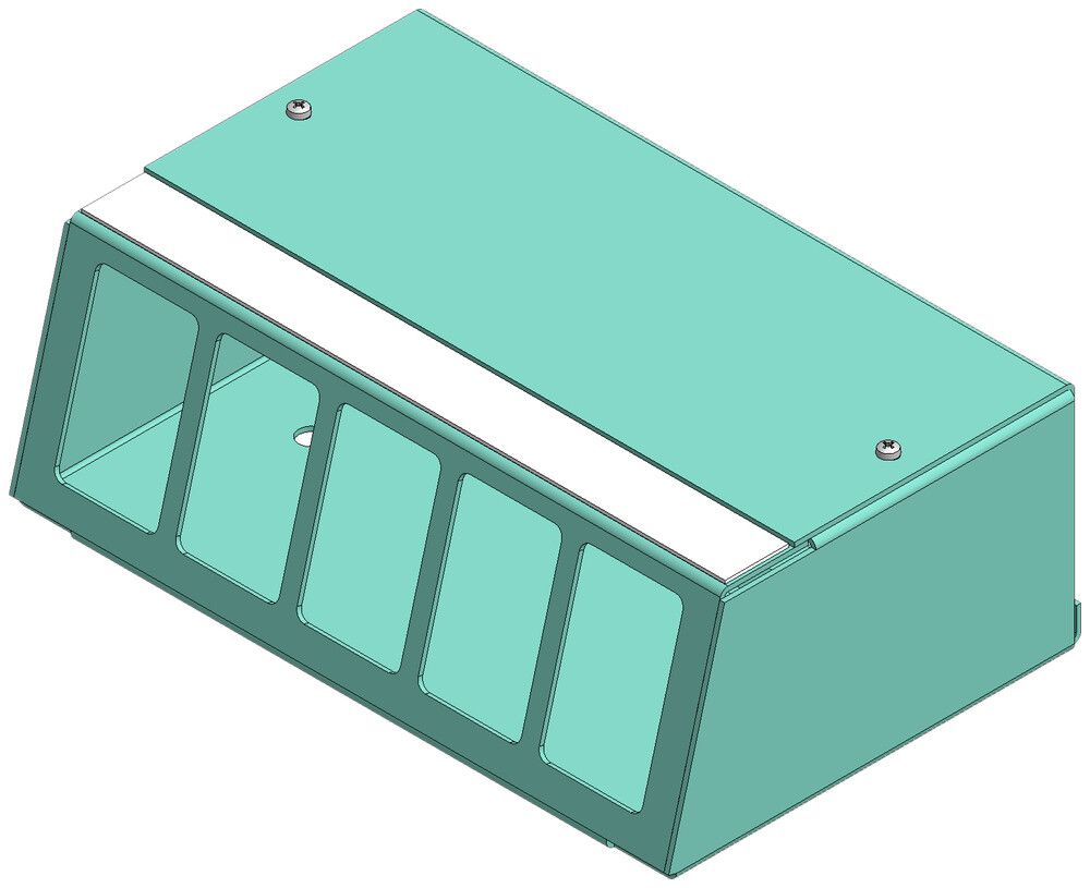 Coffret de branchement DAK 5FLF verti.
