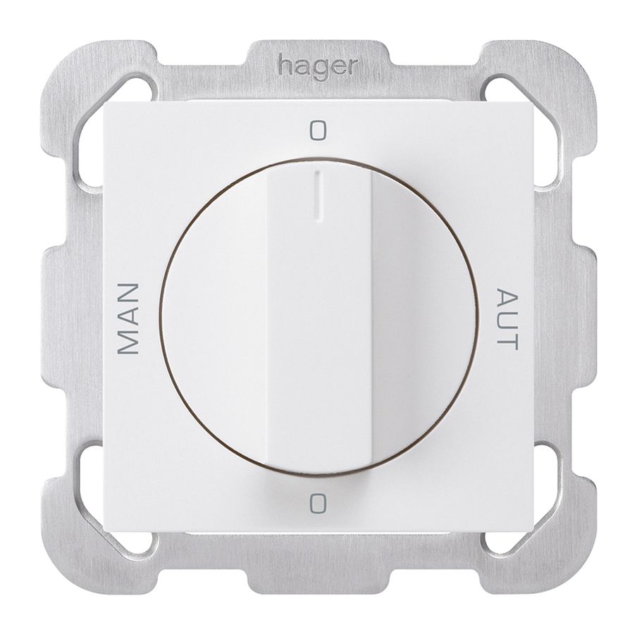 Interrupteur rotatif ENC 0-Man-0-Aut. kallysto 2/1L blanc avec manette