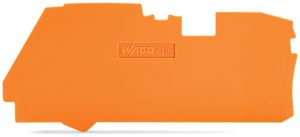 Placca intermediaria/fermatura WAGO TopJob-S 1mm 2L arancione per serie 2116