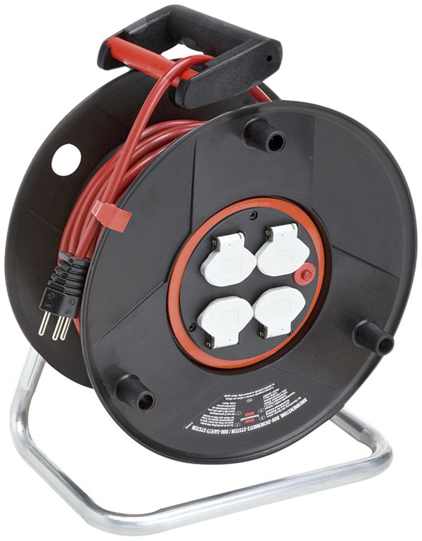 Kabelrolle Garant 33m 3×1.5mm² mit Drehkontakt