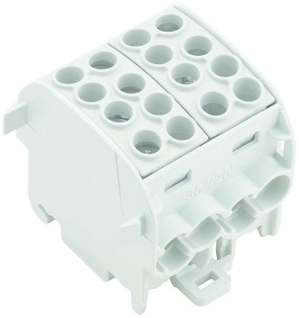 Verteilerblock WM WPD 202 1P 202A 4×Eing 4×Ausg 4…25mm² 4…35mm²