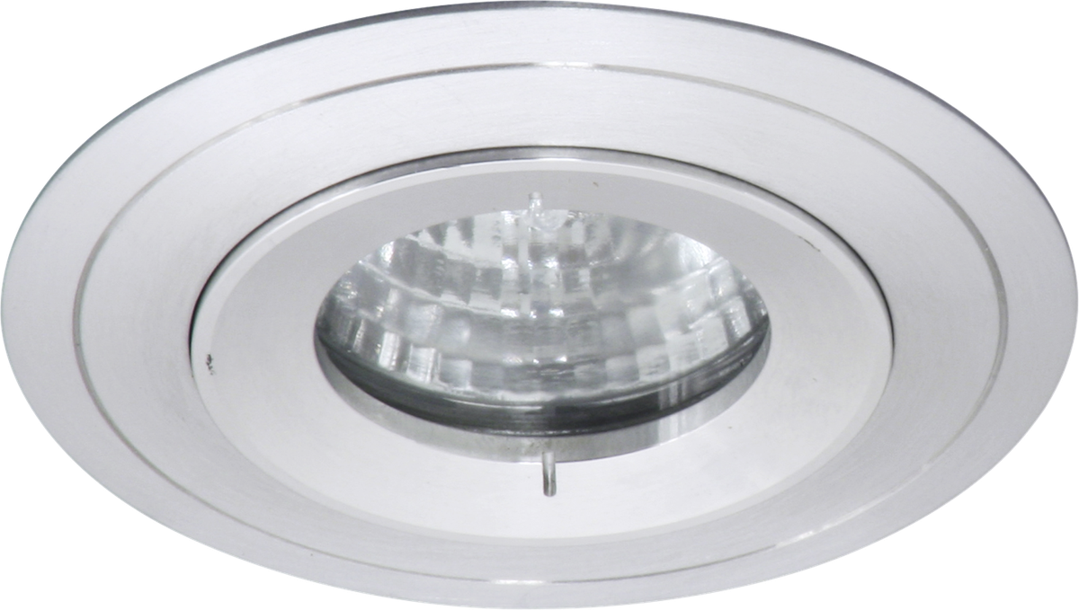 Einbauspot TK-033-R, alu-gebürstet