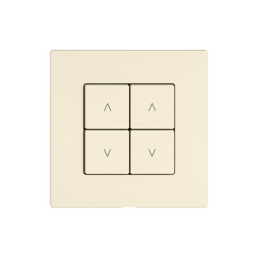 Kit di montaggio EDIZIO.liv Wiser SNAPFIX® p.tapparelle 2C 4T cr