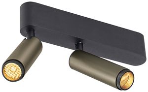 LED-Spot SLV GRIP SPOT S 21W 1300lm 3000K MB DIM 200×101×84mm schwarz/bronze