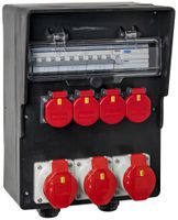 Stromverteiler DEM DB24494 40A 2×LS 1×FI 4×T25 3×16A