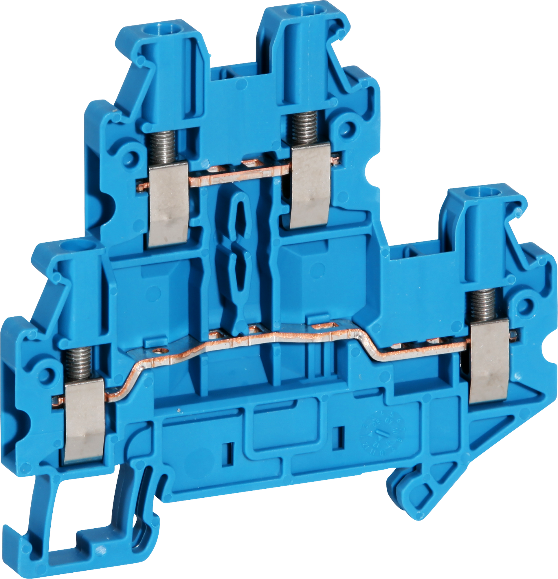 Borne de jonction 2 étages 0.14…4mm² bleu UTTB 2.5 BU