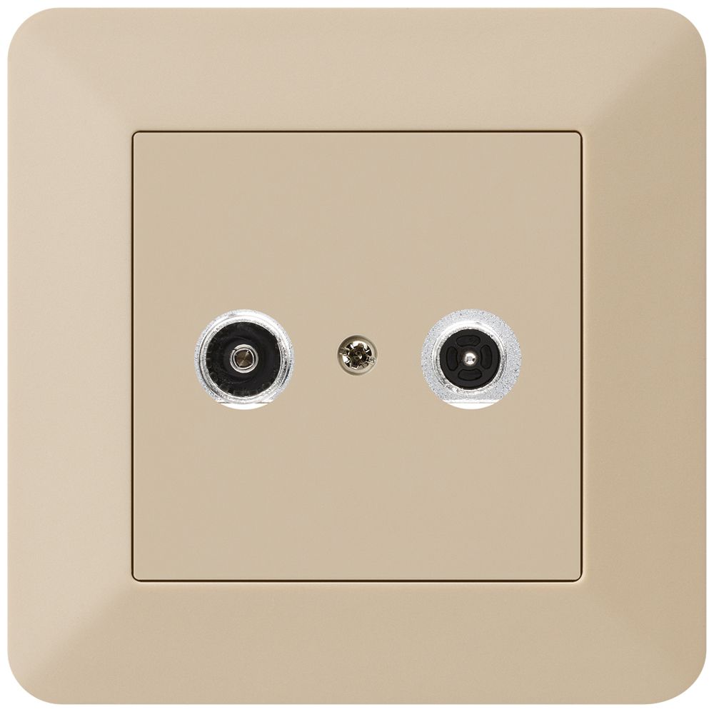 Prise antenne ENC kallysto.trend R/TV 19dB 2GHz beige