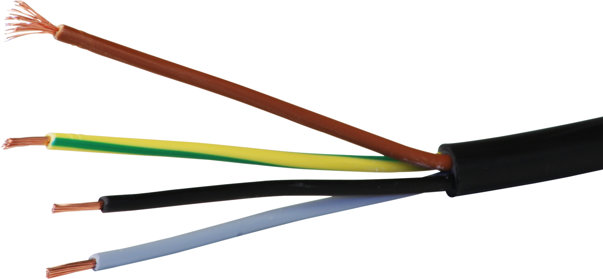 Kabel Td 4×1.5mm² 3LPE schwarz Eca