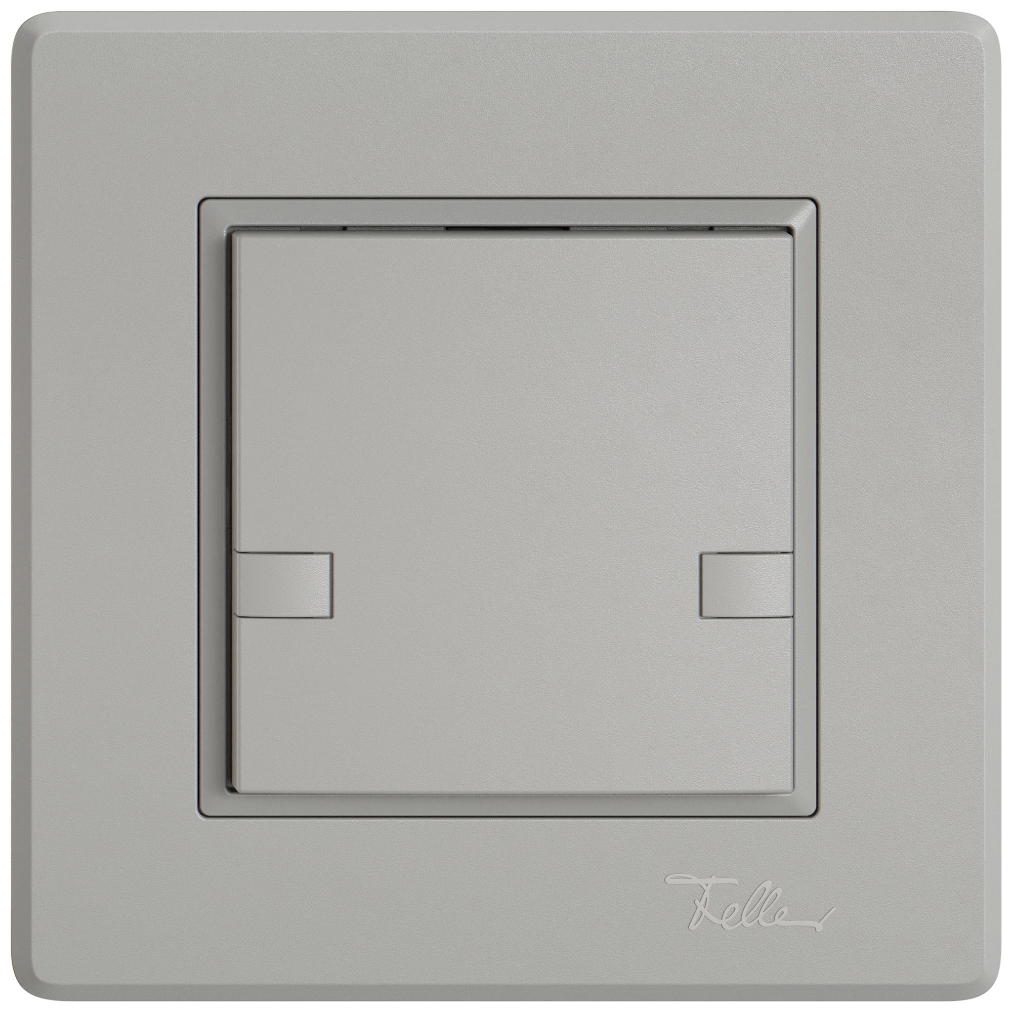 Poussoir universel ENC EDIZIO.liv UNI SNAPFIX® 12…48V s.LED 1× comm.2T grc