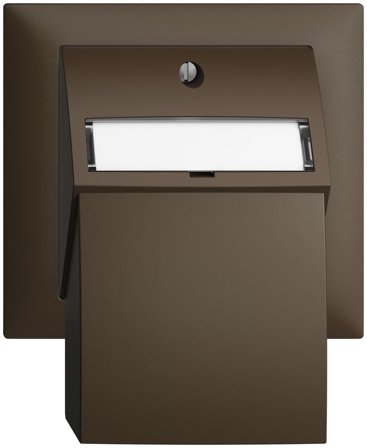 Kit de montage INC EDIZIOdue, avec capot de sortie droite, pour 2×RJ45, coffee