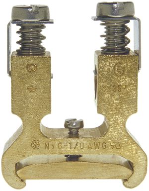 Schutzleiter-Reihenklemme Woertz 10…35mm² Schraubanschluss 2×1 Hutschiene TH35