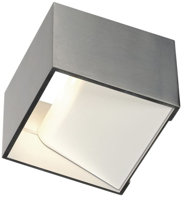 Applique LED SLV LOGS IN, 12W 230V 2000…3000K 490lm IP20 alu/blanc