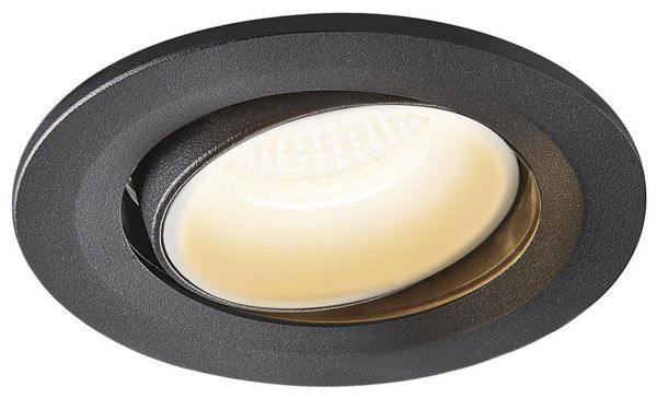 EB-LED-Downlight SLV NUMINOS MOVE S, 8.6W 250mA 730lm 3000K 40° sz/ws