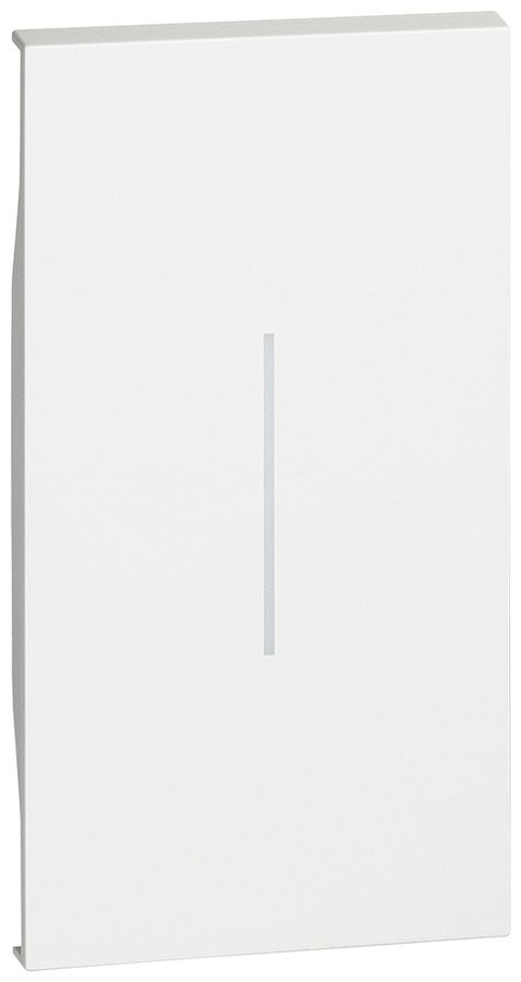 Cache de touche Living Now 2 modules avec lentille pour éclairage blanc