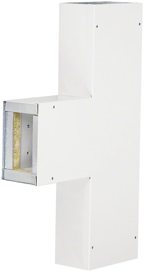 T-Stück tehalit FWK 3E E30 50×110mm, verkehrsweiss
