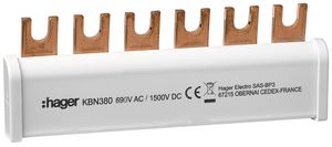 Étrier mise à terre Hager 3P 35mm² pour SPA180