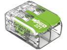 Borne de connexion WAGO Green Range 2L 0.5…6mm² avec levier vt transparent