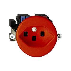 UP-Steckdose FH T23 16A orange, mit Steckklemmen