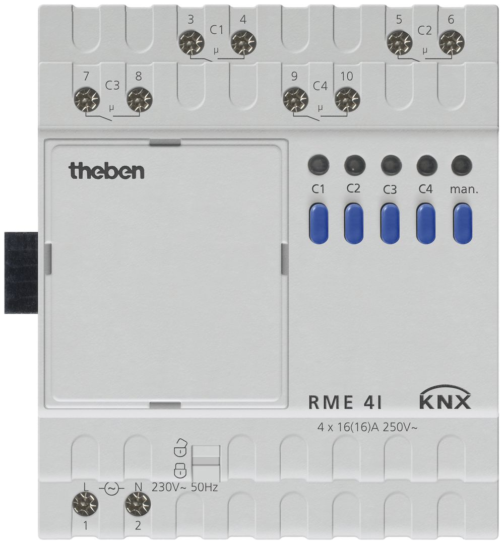 REG-Schaltaktor Mix 2 RME 4 I KNX Theben