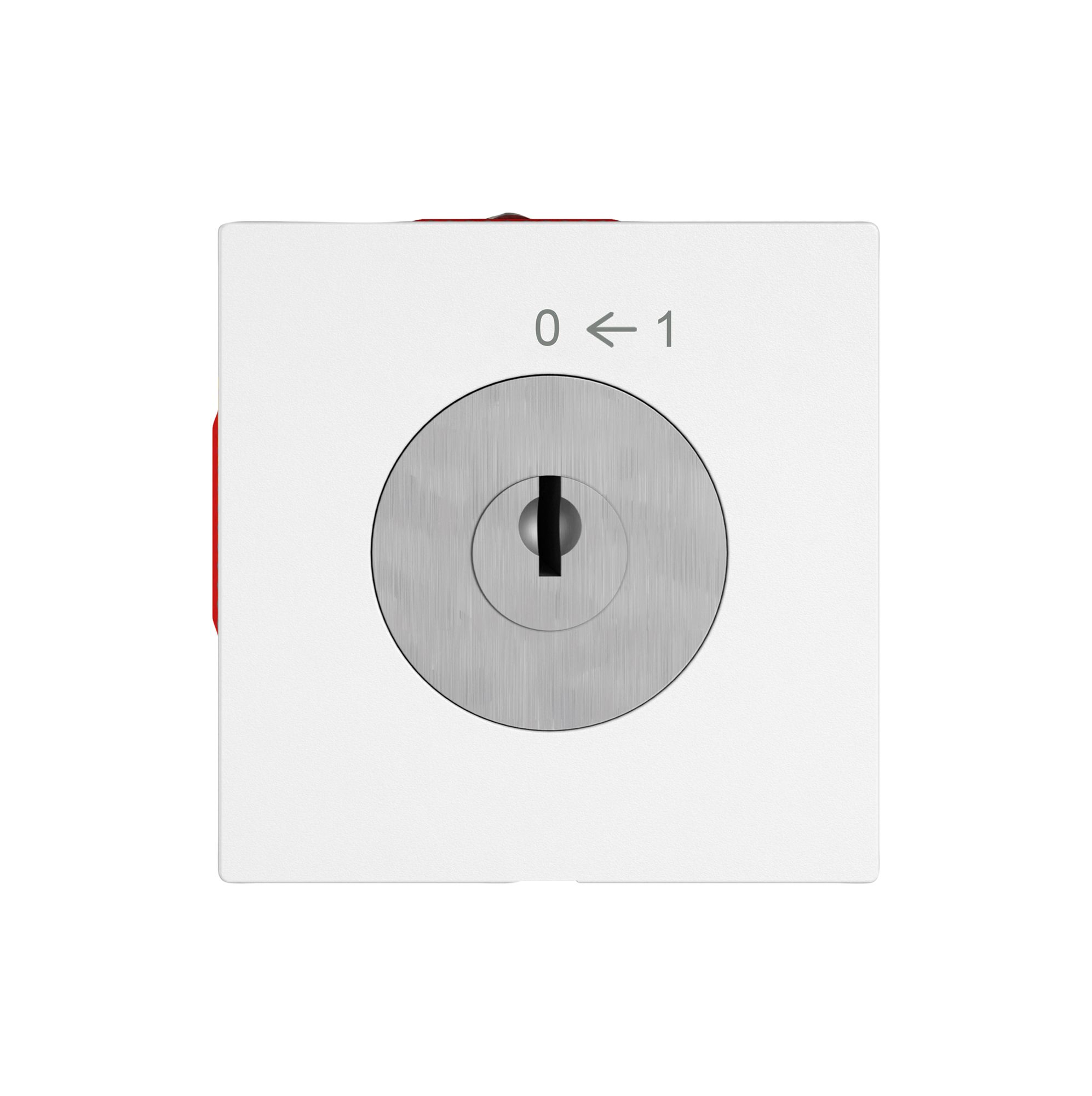 Contact pivotant EDIZIO.liv SNAPFIX® 0<-1/2P avec serrure & 2 clés bc