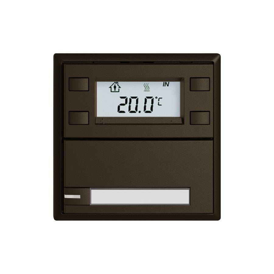 RTH-Taster EDIZIO.liv SNAPFIX® m.RGB-LED Pap.1×Taste 1-Tbed.br