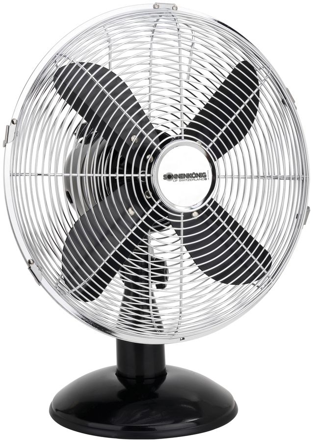 Tischventilator Armin Schmid METAL BLACK 2150m³/h 35W 340×420×240mm schwarz