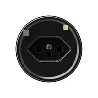 Steckdose FI origin 1×Typ 23 30mA 16A 230V 60×60mm schwarz
