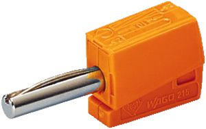 Bananenstecker 4mm WAGO orange