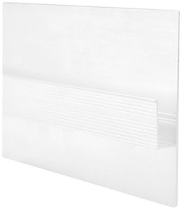 Profilé AP DOTLUX DXT12 aluminium 2000×93×12mm blanc construction sèche