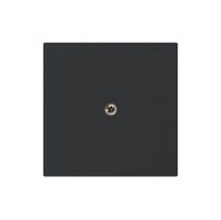 Frontplatte kallysto blind schwarz 60×60mm