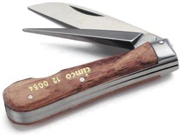 Couteau de poche CIMCO 2 pièces manche en bois