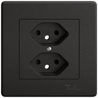 UP-Montageset EDIZIO.liv SNAPFIX® für 2×T13 mit Frontlinse Shutter sz