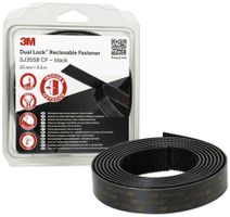 Bande auto-agrippante 3M Dual Lock SJ355 25mm×2.5m×5.7mm 40 têtes/cm² noir
