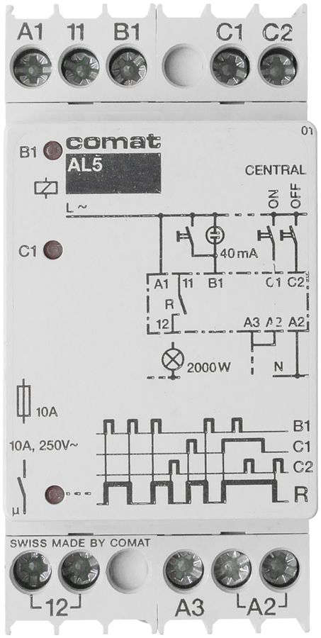 Interrupteur de puissance AMD ComatReleco AL5, 230VAC