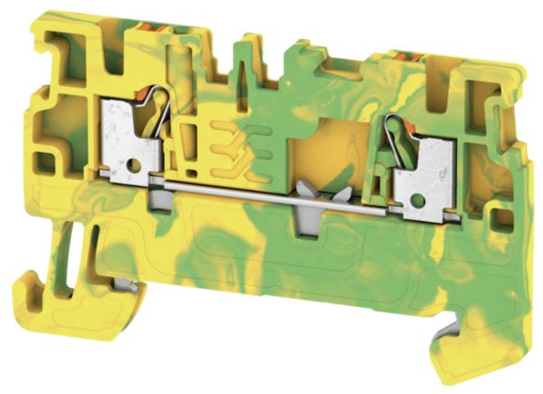 Borne de protection Weidmüller A2C PUSH IN 1.5mm² vert/jaune