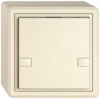 Pulsante universale AP EDIZIO.liv UNI SNAPFIX® s.LED 1× com.2T cr