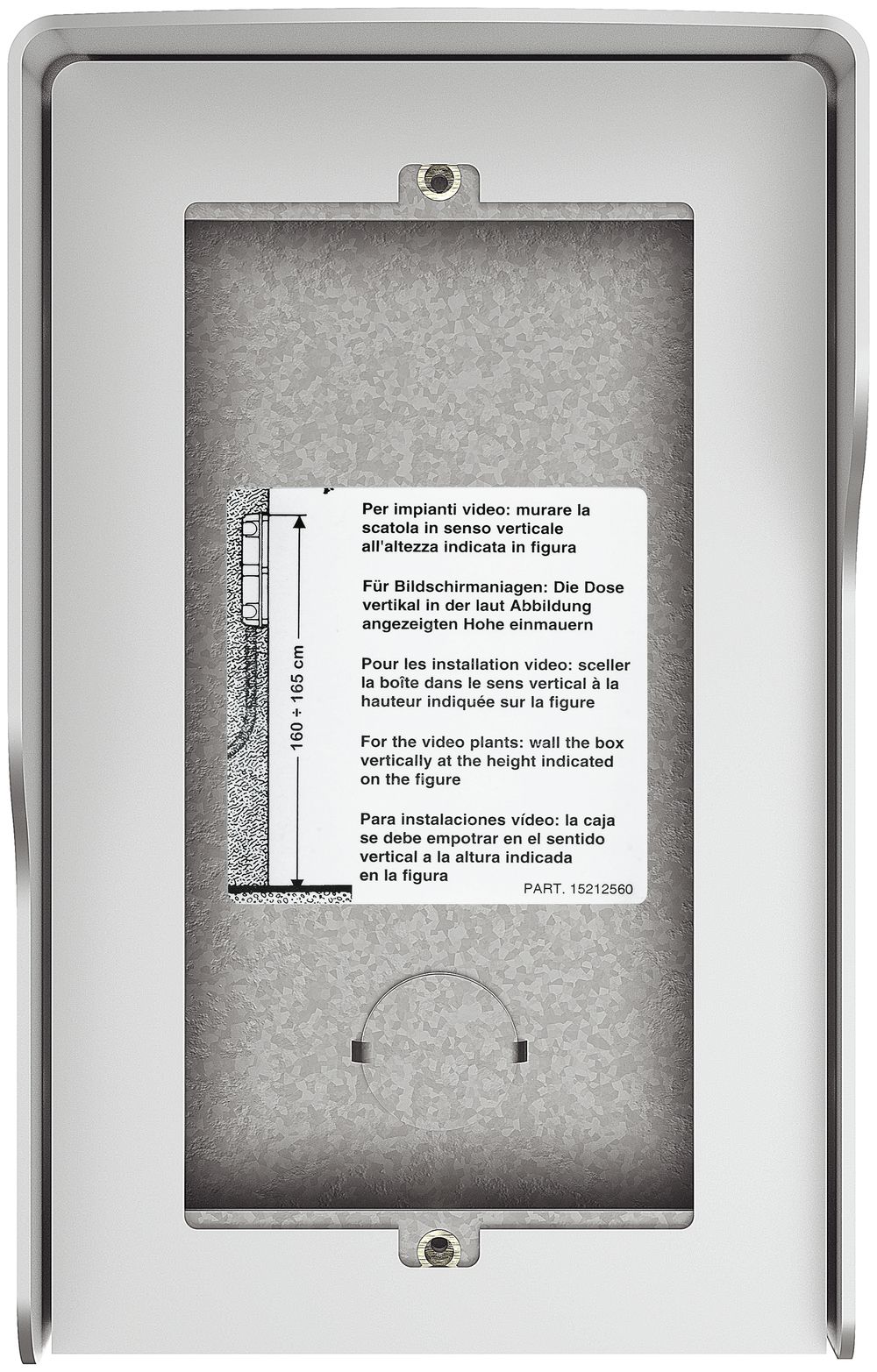 Boîtier AP Sfera 2 modules Al