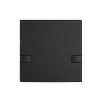 Poussoir 1/1 EDIZIO.liv KNX et UNI a.SNAPFIX® sans LED commande à 2 touches no