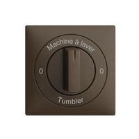 Kit front. Machine à laver-0-Tumbler EDIZIOdue 60×60mm, coffee