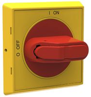 Griff ABB für OT16-125F rot/gelb IP65 abschliessbar/Türverriegelung