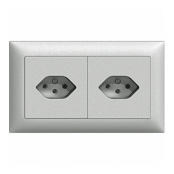 UP-Kombination I-I EDIZIOdue 2×T13 horizontal silver