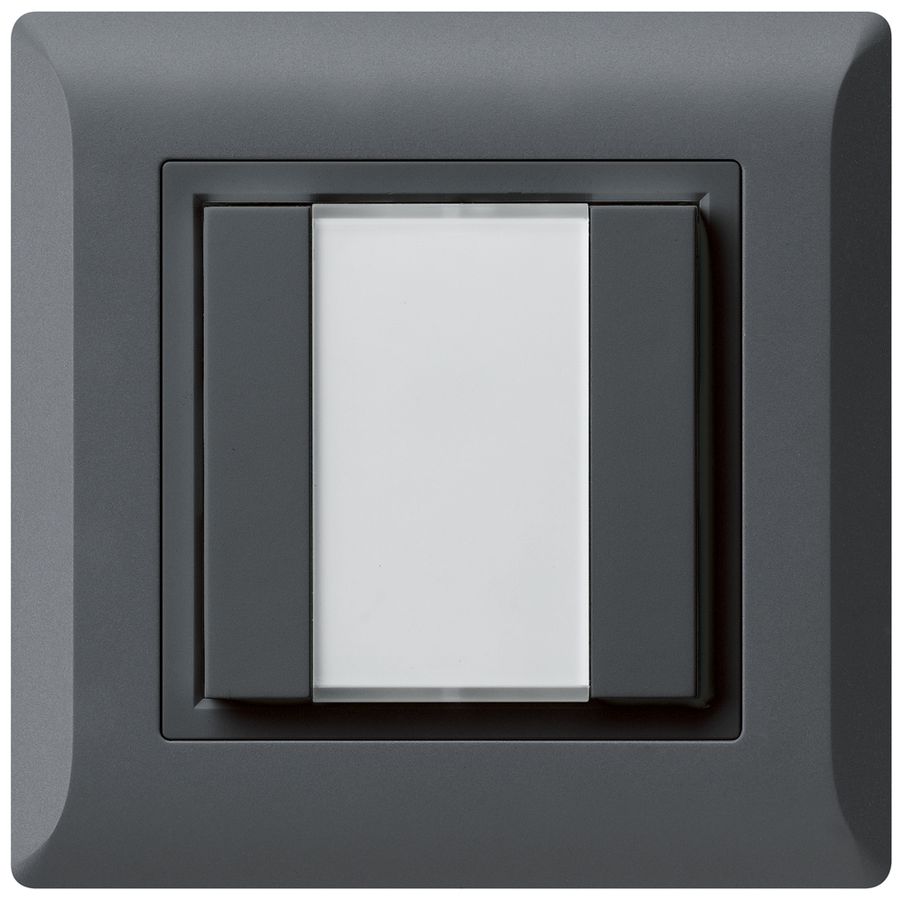 Pulsante universale INC 2×kallysto.line con LED antracite