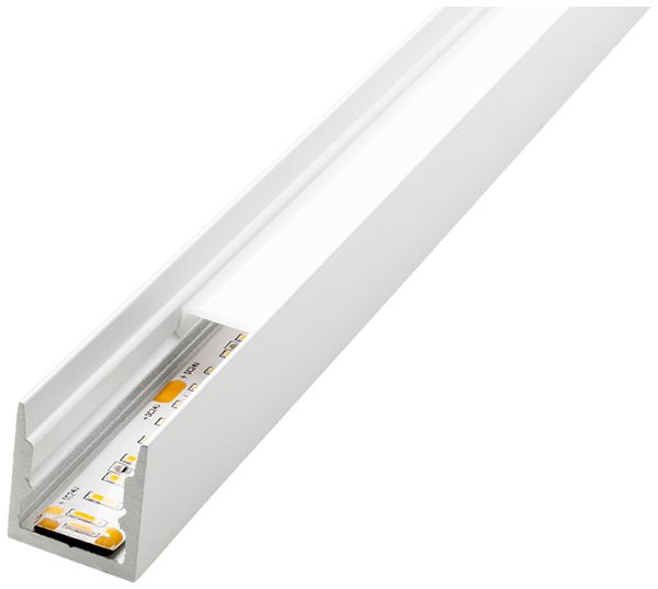 Profilé AP SG StripLine 1800×19×22mm aluminium blanc