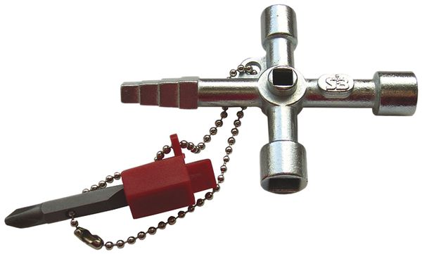 Schaltschrankschlüssel Metall mit Bits Profi