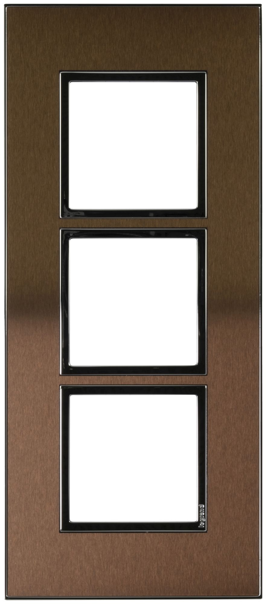 Abdeckrahmen ATO 1×3 Modul, pink champagne brushed