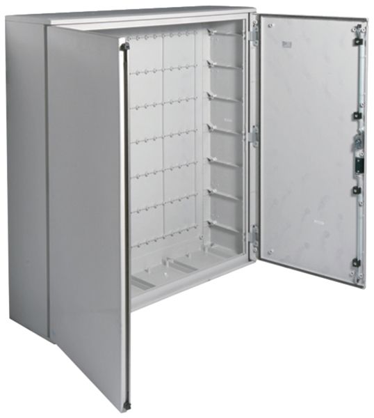 Coffret mural Hager Orion.Plus 322 modules 7 rangs 46UM 1100×1150×300mm gr