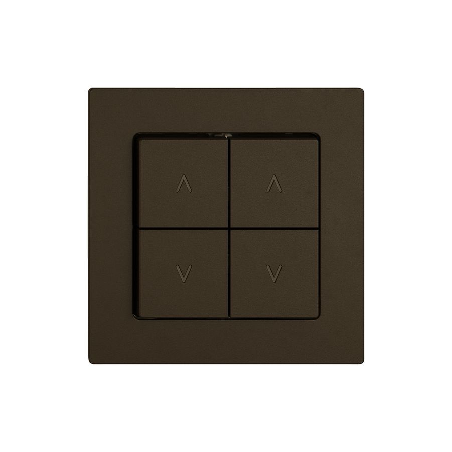 Interruttore p.tapparelle EDIZIO.liv SNAPFIX® 10A 250V 4 tasto 2 canali ma