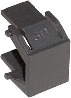 Blindabdeckung Ks Dätwyler schwarz 1 Set=10 Stück