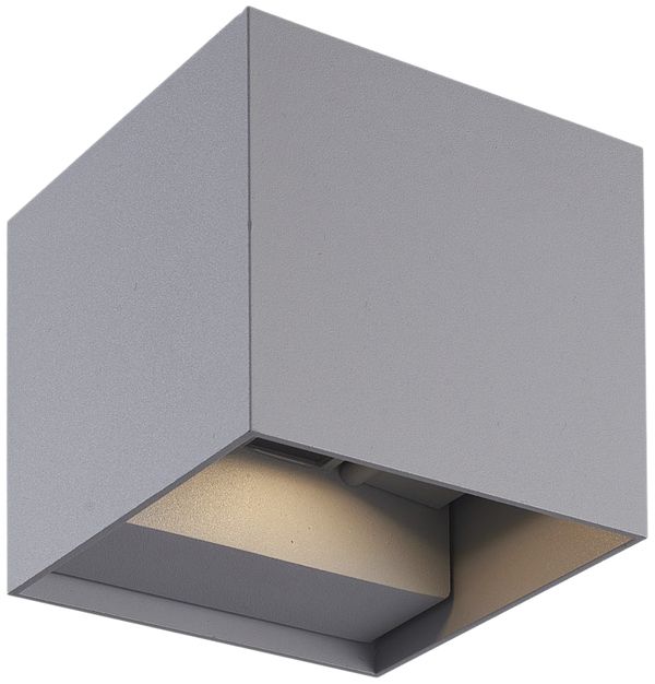 Applique LED Z-Licht cube 10W 2×500lm 3000K IP65 aluminium