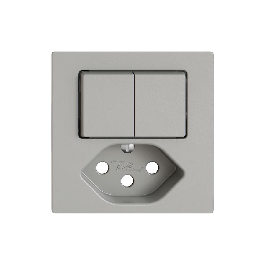 Kit di montaggio EDIZIO.liv SNAPFIX® per combi.T13 con 2 tasti grc